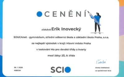 👏 Velká gratulace Erikovi Inoveckému ze třídy ZŠ9A!