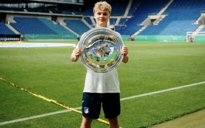 Kryštof Čížek je mistrem Juniorské ligy DFB v Německu ve fotbale